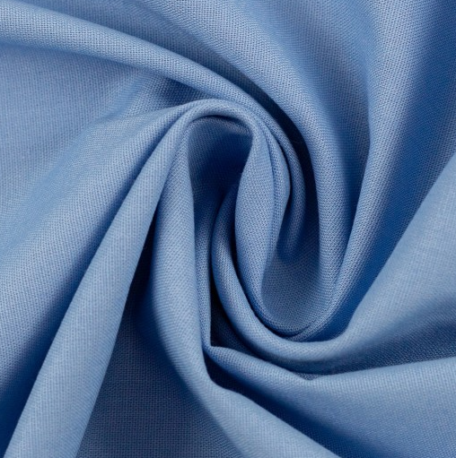 Heide, Baumwolle Webware uni hell blau