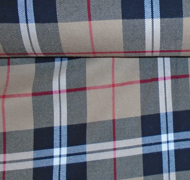 `Uni-Dulce` beige kariert