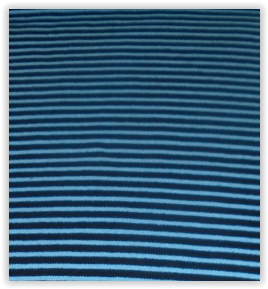 Bündchen blau streifen