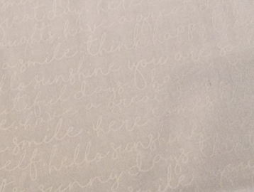 Baumwolle schrift