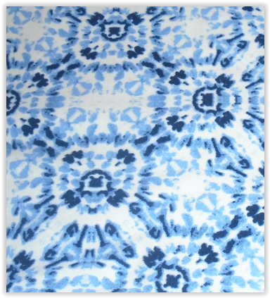 Bengaline muster blau