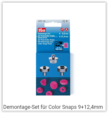 Demontage-Set für Color Snaps 9+12,4mm
