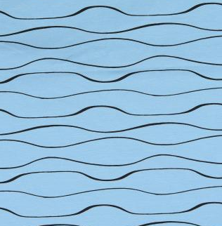 BW.-EL. JERSEY PIGMENTDRUCK blau welle