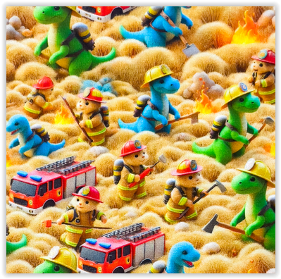 Jersey Digital Printed Fun Monsters