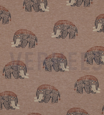 JERSEY MELANGE MAMMOTH - TAUPE MELANGE