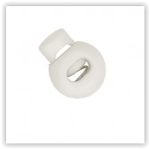 KORDELSTOPPER `KUGEL` weiss 1stk
