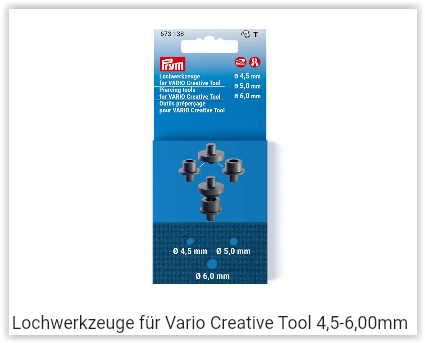 Lochwerkzeuge für Vario Creative Tool 4,5-6,00mm