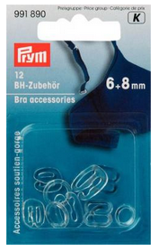 Prym BH-Zubehör KST 6 + 8 mm transparent