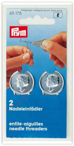 Prym Nadeleinfädler silberfarbig