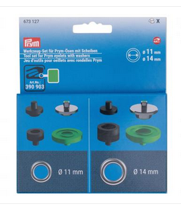 Prym Werkzeug-Set Ösen 11+14mm