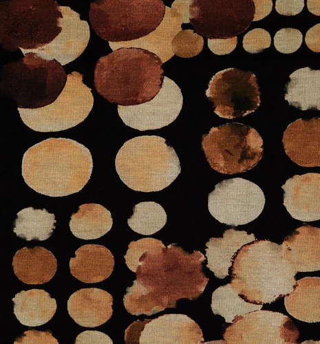 Strick Stoff Geometrisch beige