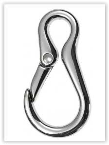 VENO Karabinerhaken 10mm silber
