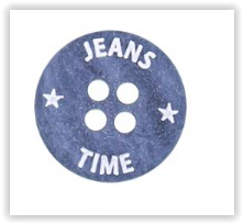 VENO Knopf 4-Loch JEANS TIME 18mm