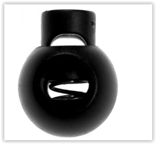 VENO Kordelstopper 1-loch KST 18mm rund