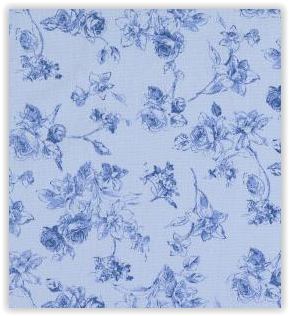 CO VINTAGE DRUCK blau