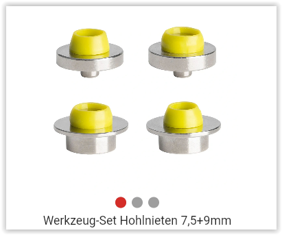Werkzeug-Set Hohlnieten 7,5+9mm